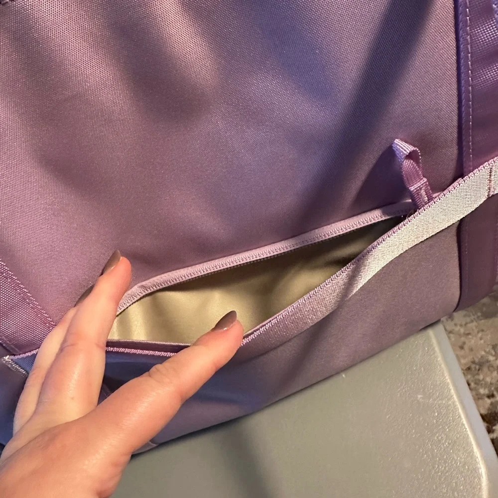 Light Purple Laptop Tote Bag with Gold Accent - Brand: Orbitkey